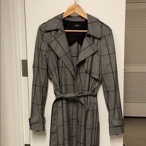 Theory Check Trench Coat